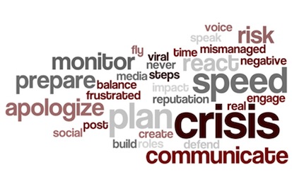 Crisis verbiage graphic